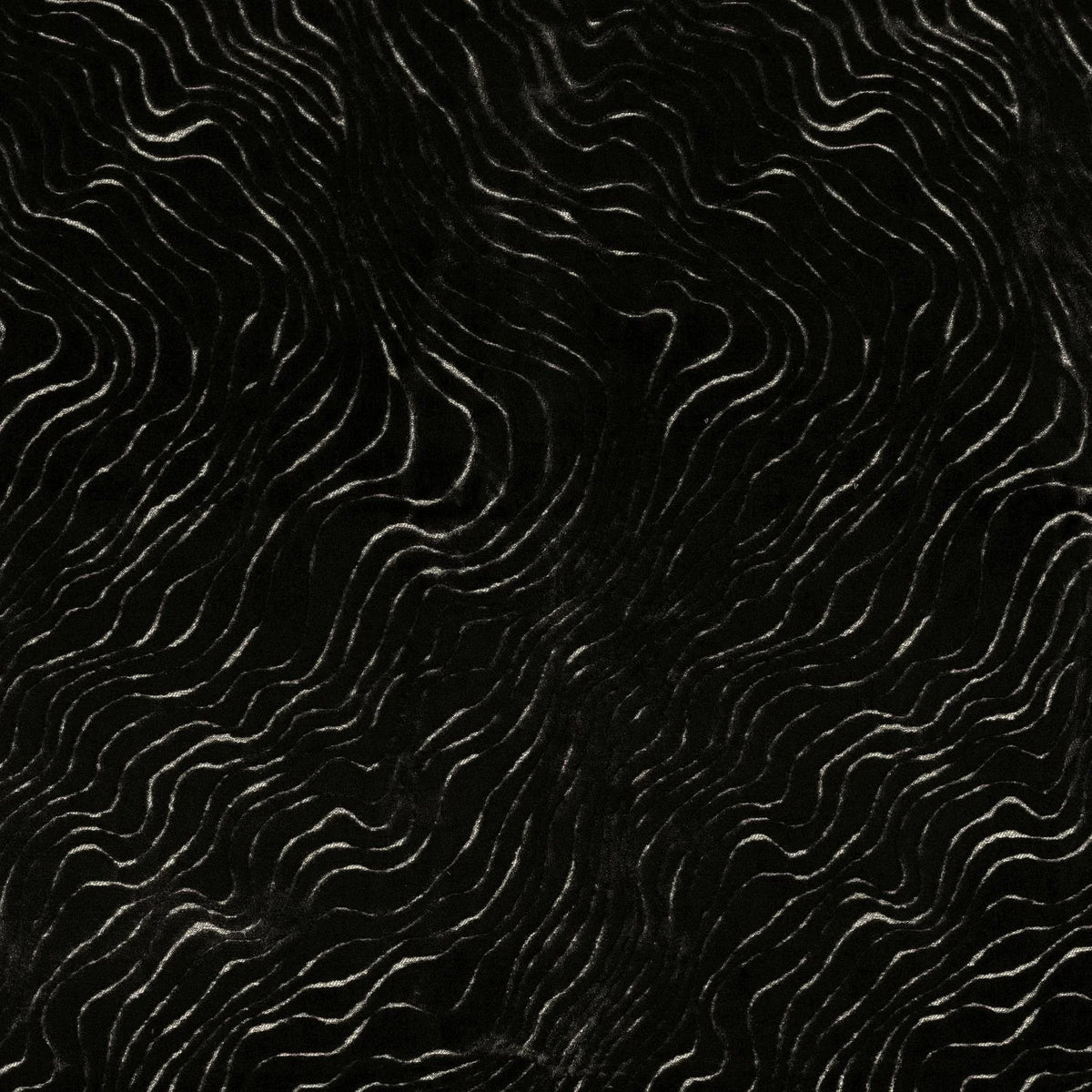 Casamance Piti fabric — Noir