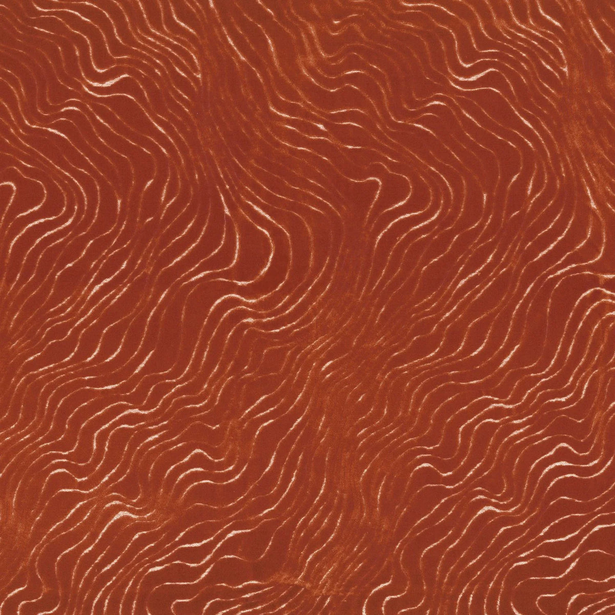 Casamance Piti fabric — Orange Brule