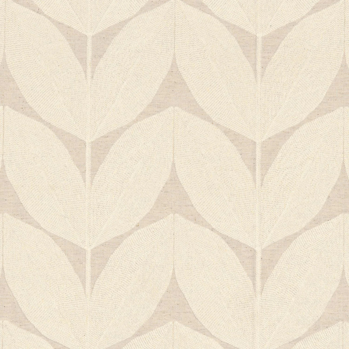Casamance Herbes Folles fabric — Ivoire