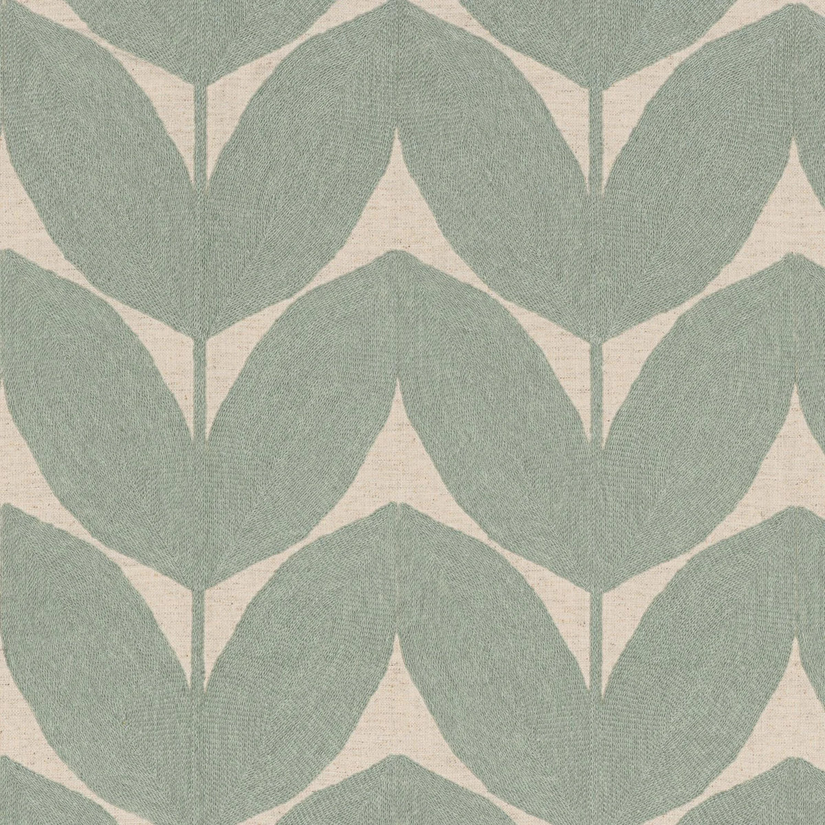 Casamance Herbes Folles fabric — Celadon
