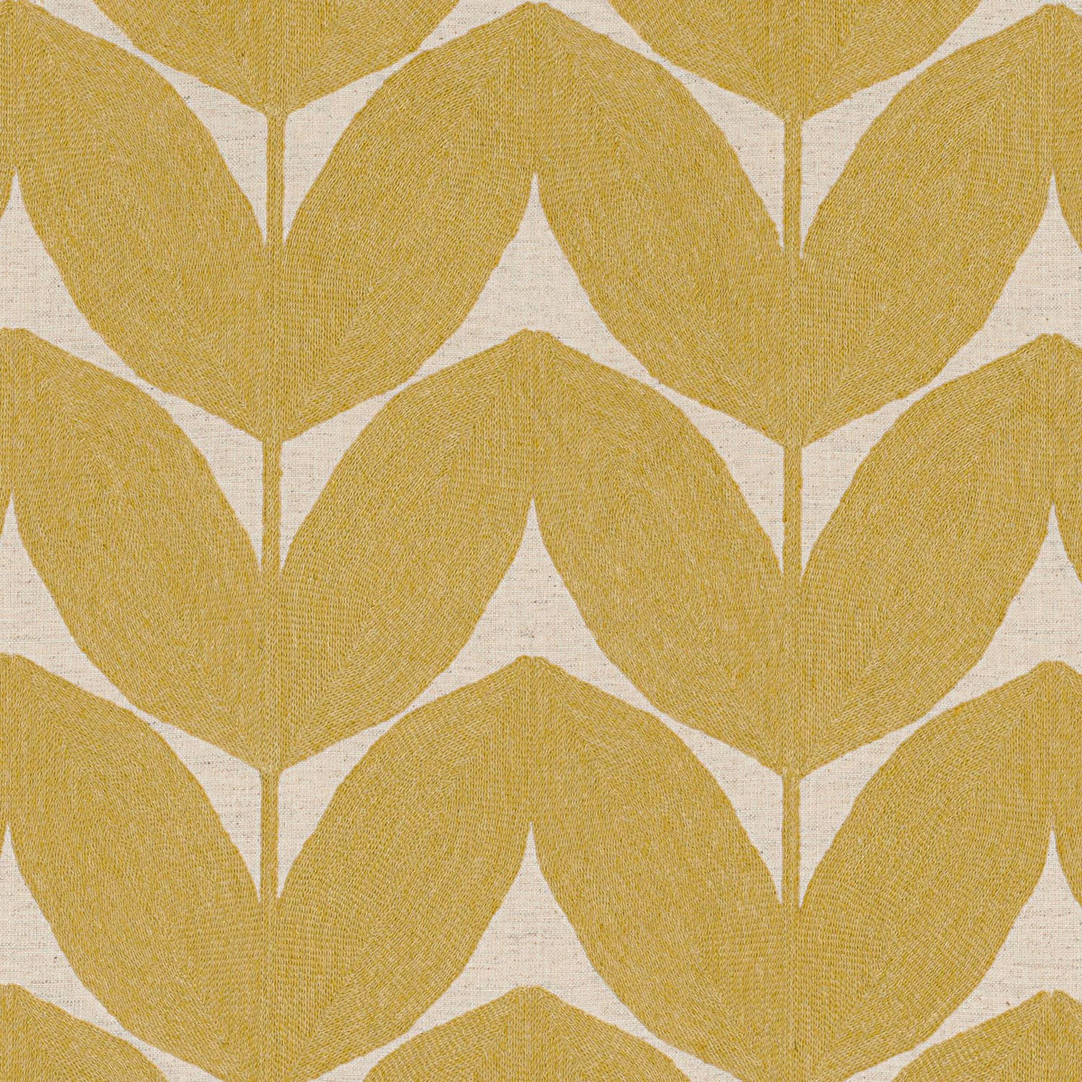Casamance Herbes Folles fabric — Moutarde