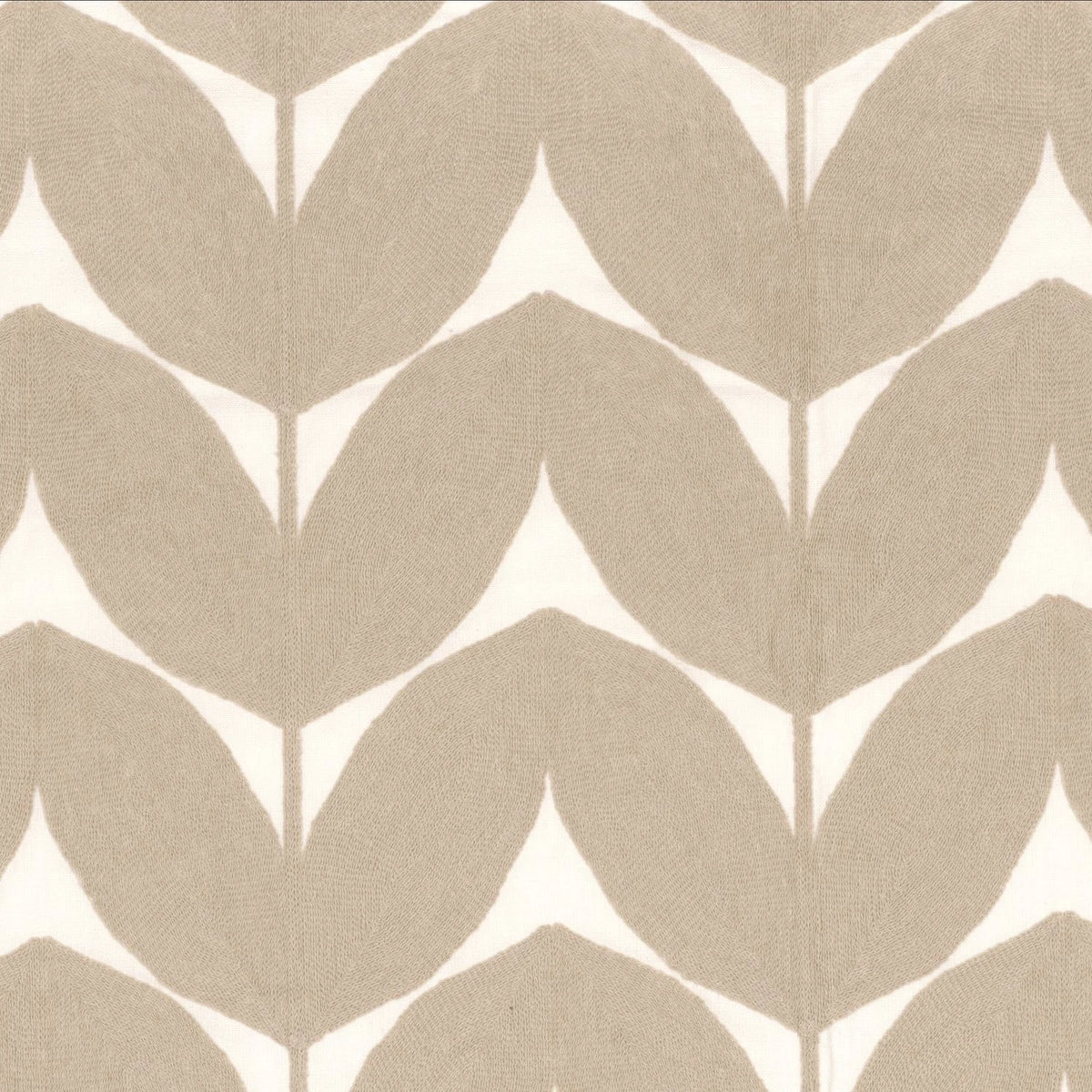 Casamance Herbes Folles fabric — Beige