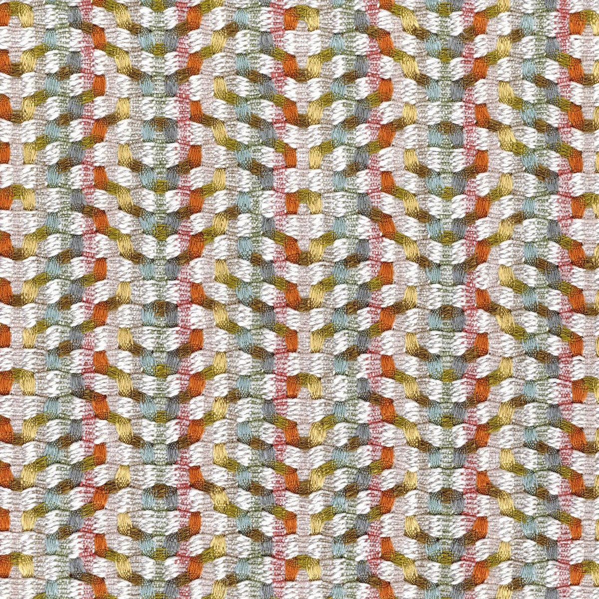 Casamance Beguin fabric — Multico Orange