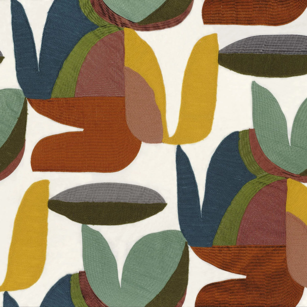 Casamance Flirt fabric — Multico Ambre