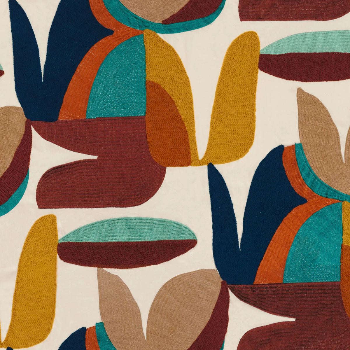 Casamance Flirt fabric — Multico Topaze