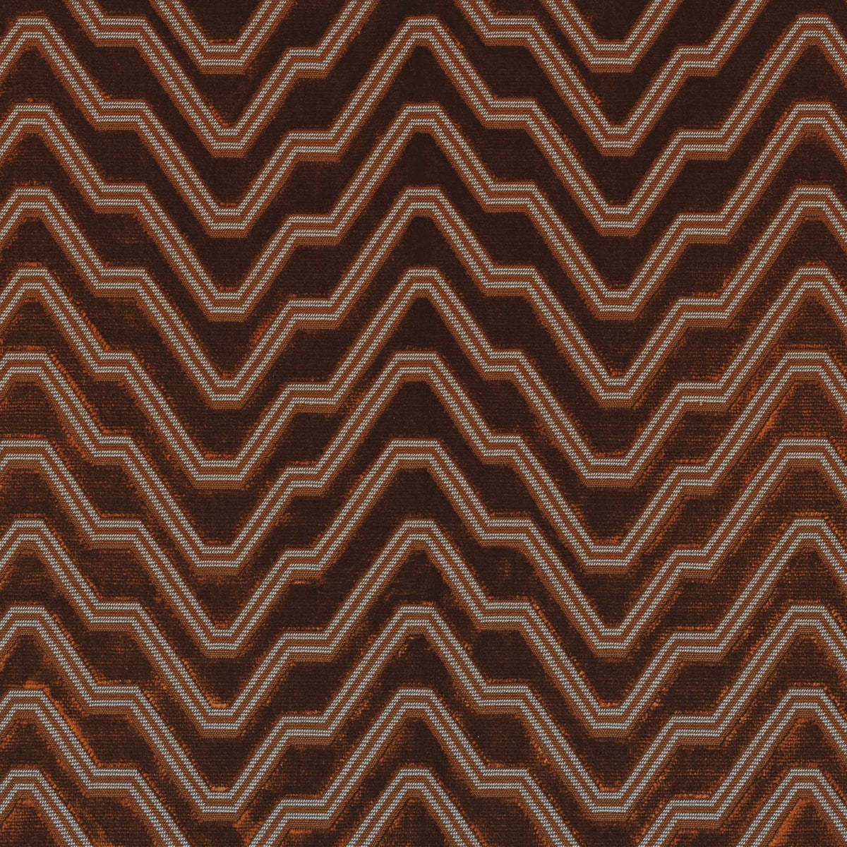 Casamance Chanut fabric — Acajou