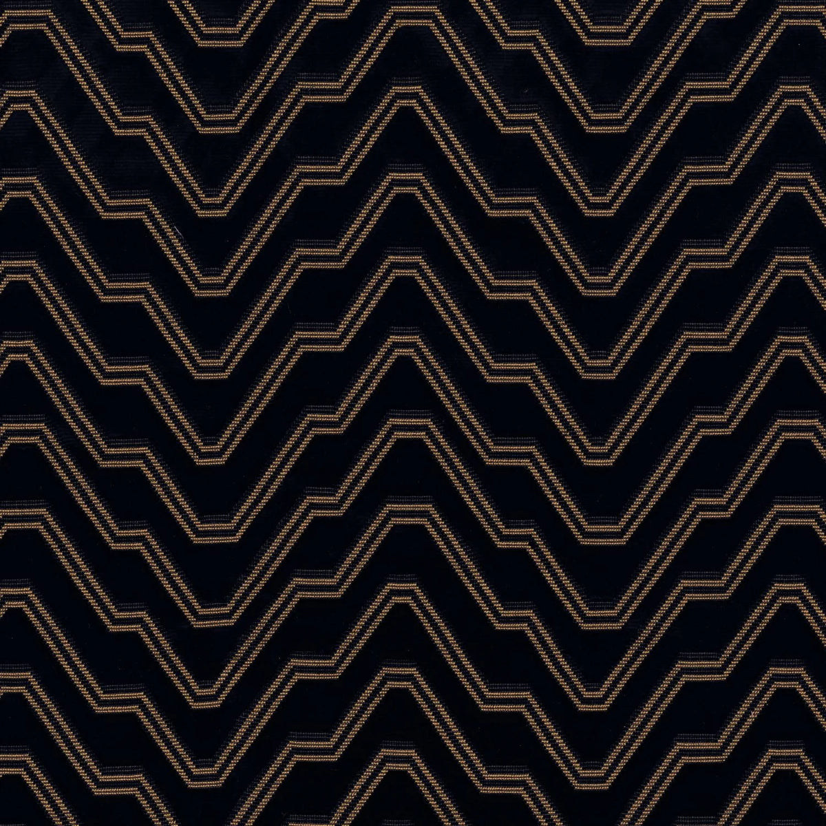 Casamance Chanut fabric — Noir