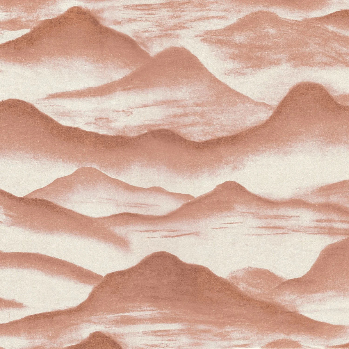 Casamance Flou fabric — Terracotta