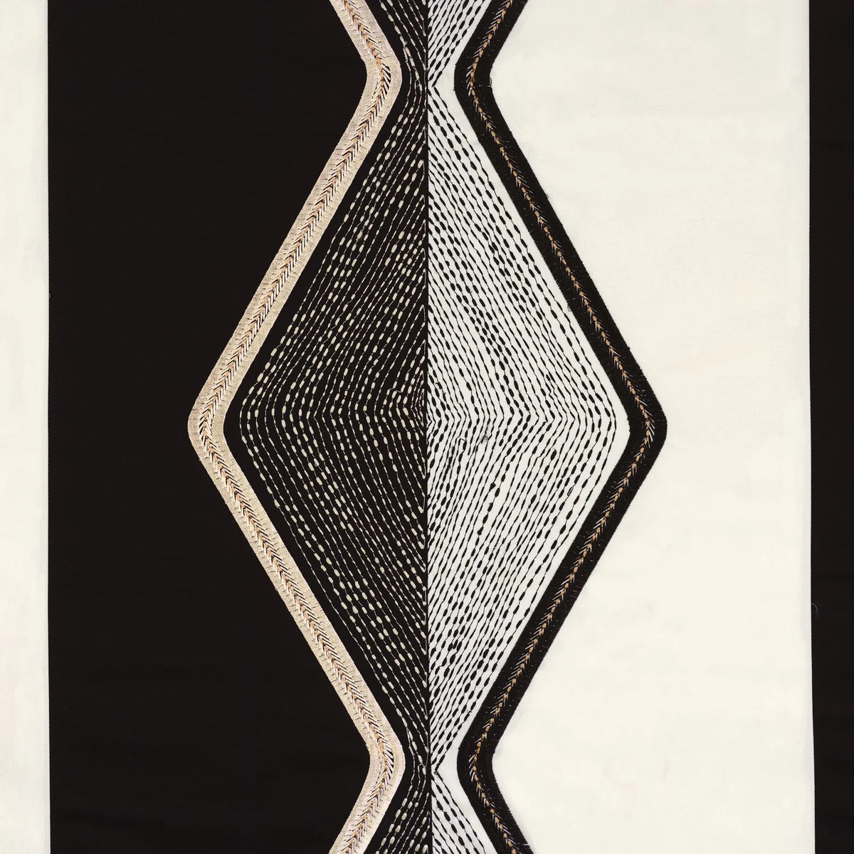 Casamance Mesa fabric — Noir