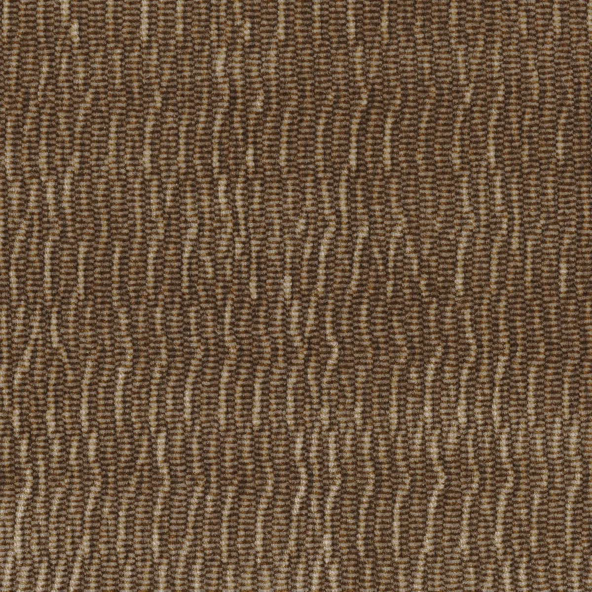 Casamance Frisson fabric — Brun Tabac