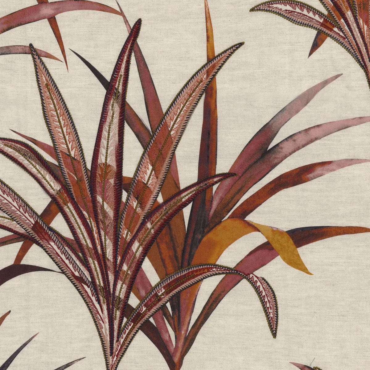 Casamance Creation fabric — Rose Magenta