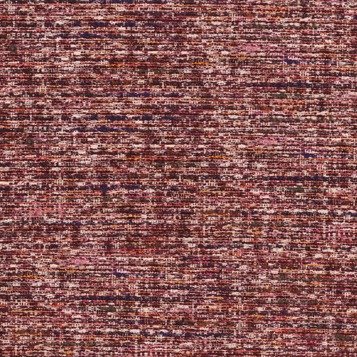 Casamance Viola fabric — Bordeaux