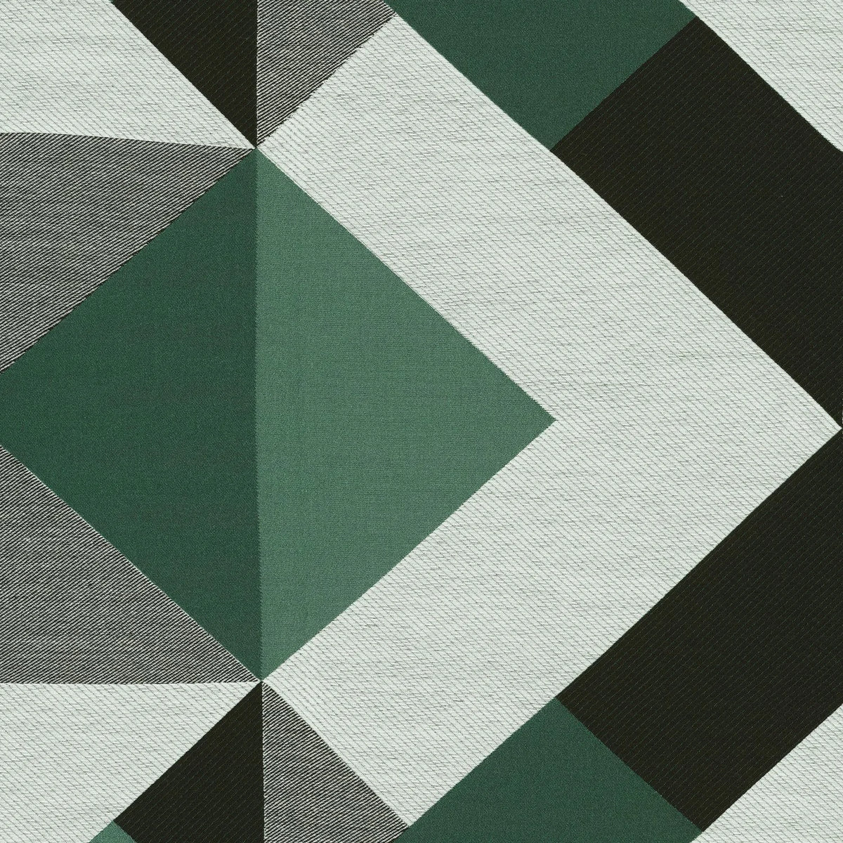 Casamance Trapeze fabric — Vert Anglais