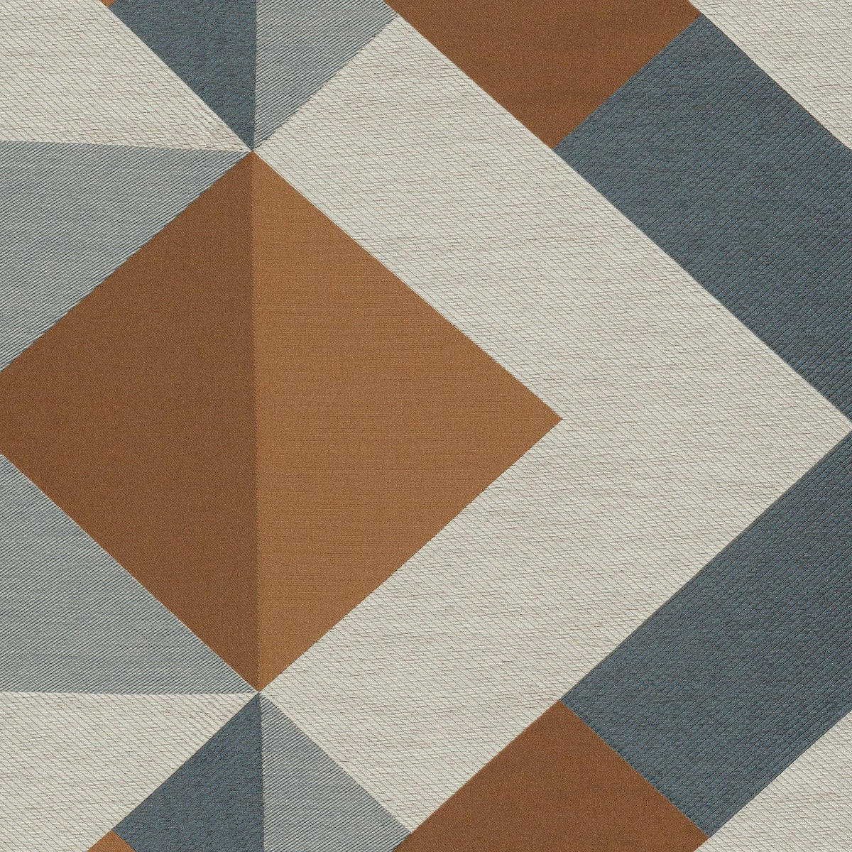 Casamance Trapeze fabric — Camel/Orage