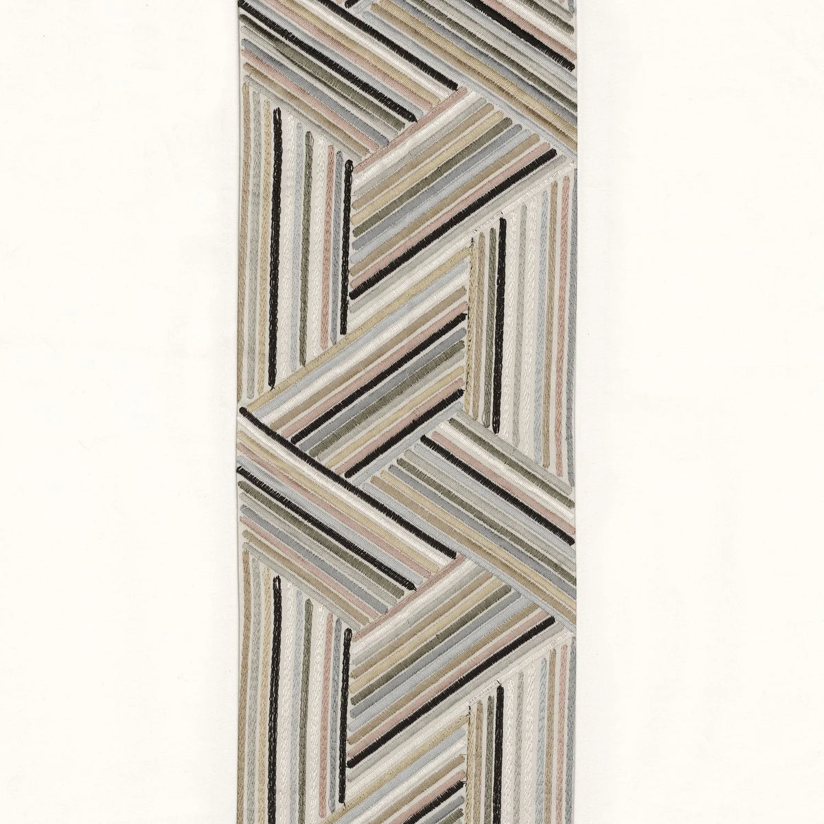 Casamance Runway fabric — Blanc Petale