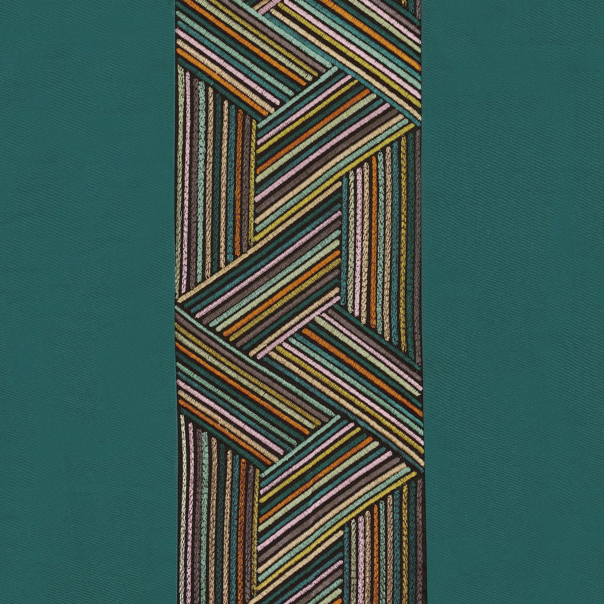 Casamance Runway fabric — Vert Anglais