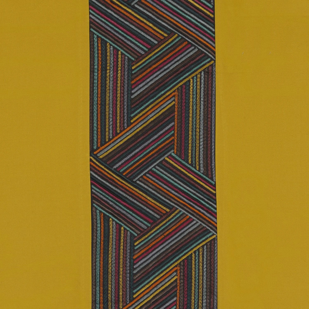 Casamance Runway fabric — Jaune Or