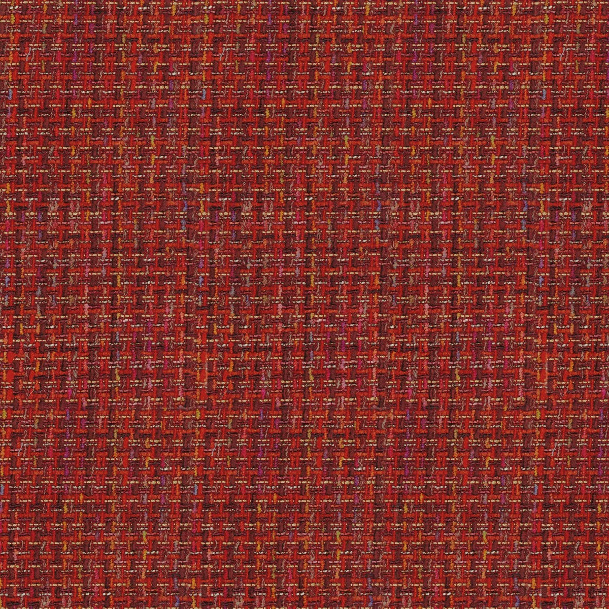 Casamance Structure fabric — Rouge Carmin