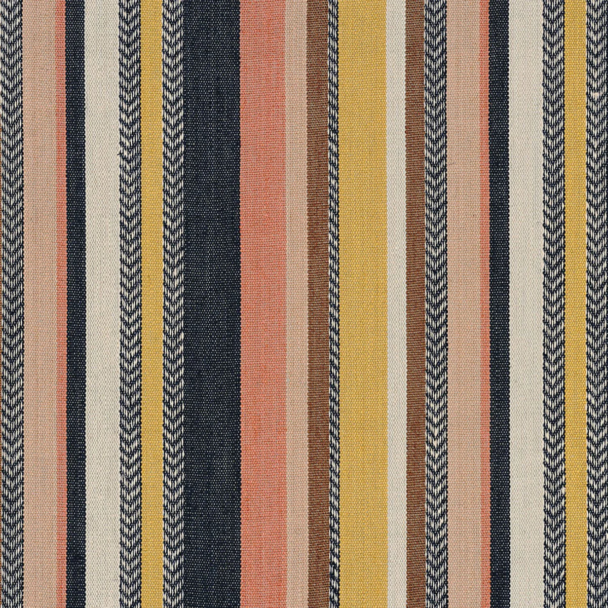 Casamance Costa Nova fabric — Corail Mimosa