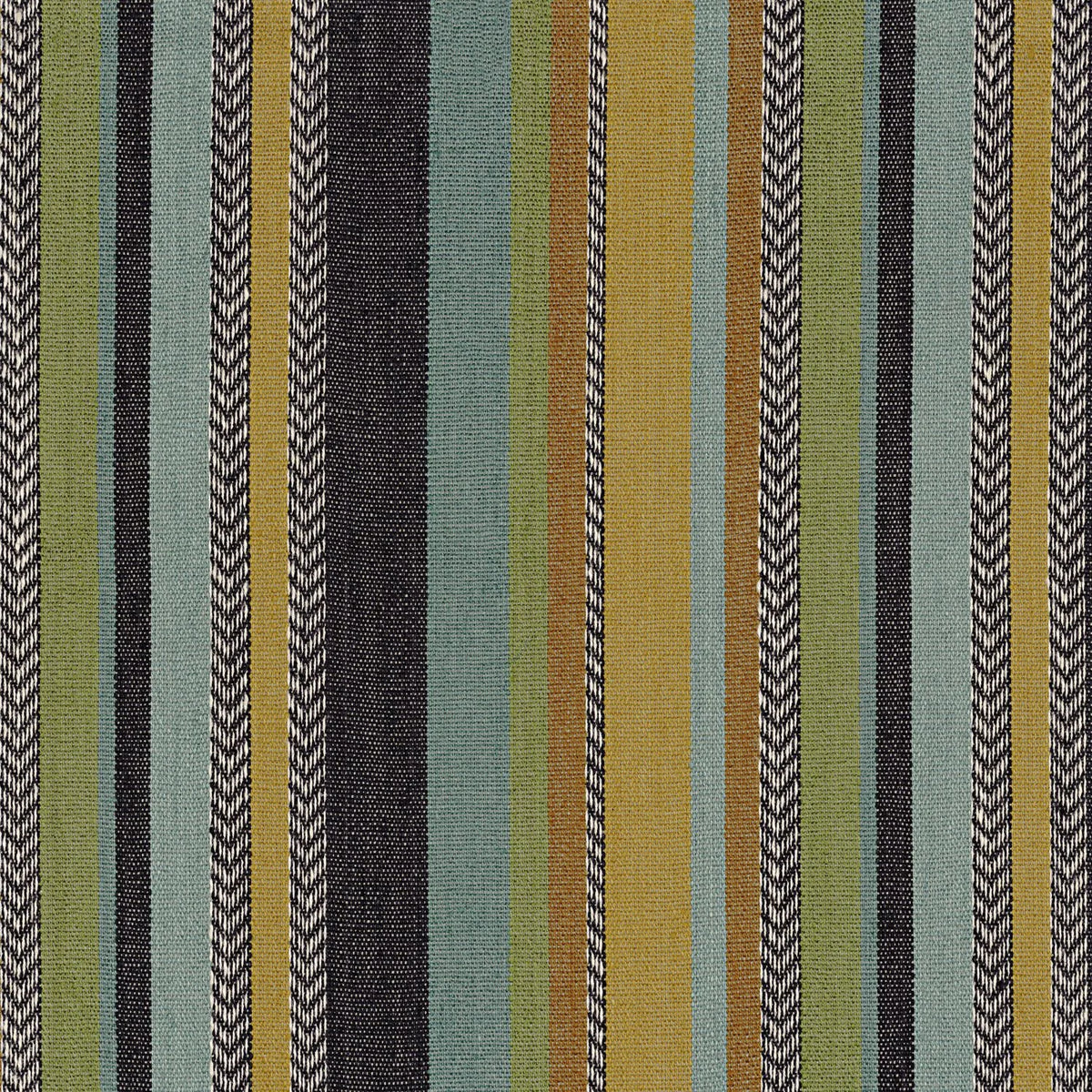 Casamance Costa Nova fabric — Celadon Moutarde