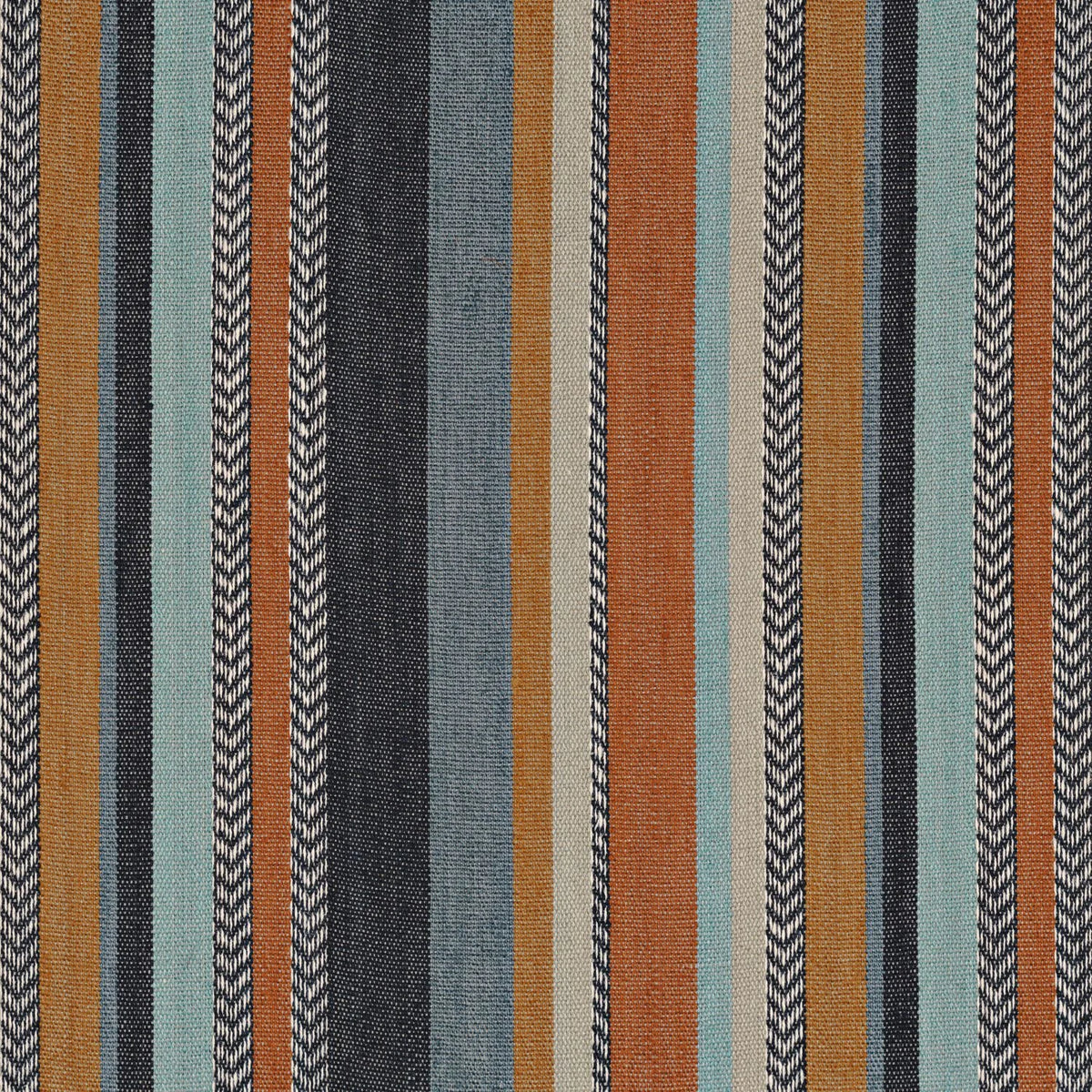 Casamance Costa Nova fabric — Pierre Bleue Terre De Sienne
