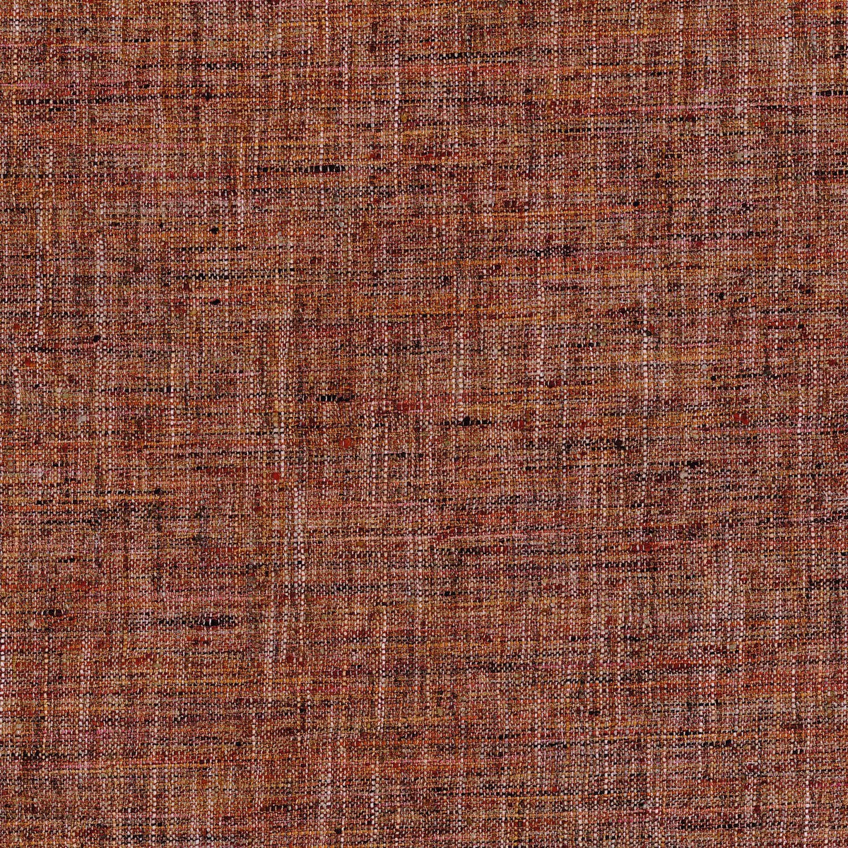 Casamance Apogee fabric — Orange Carmin
