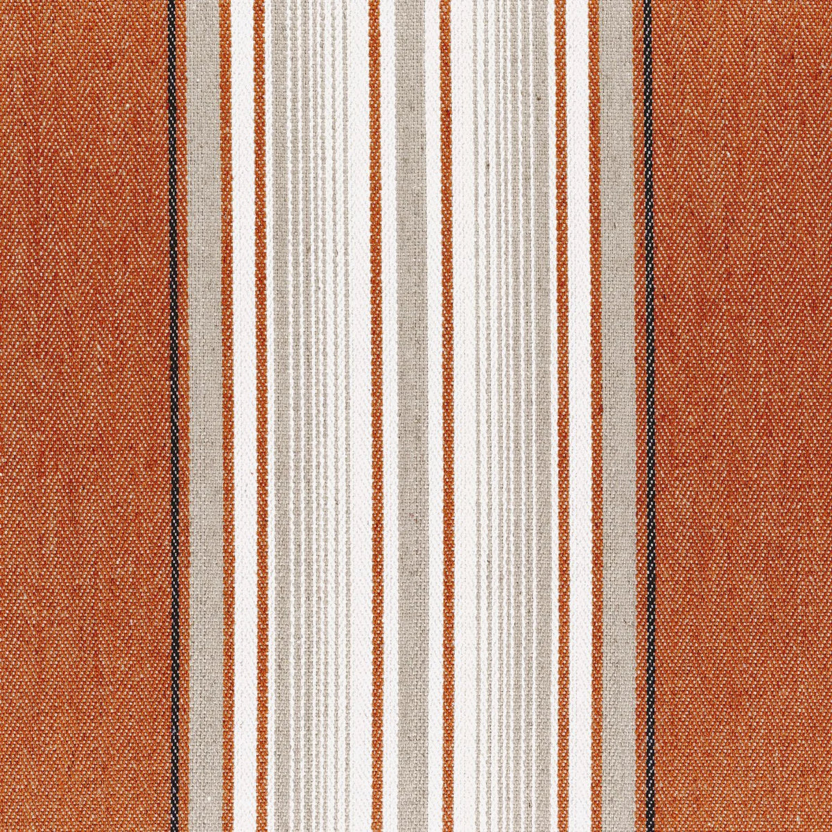 Casamance Aveiro fabric — Orange Brulee