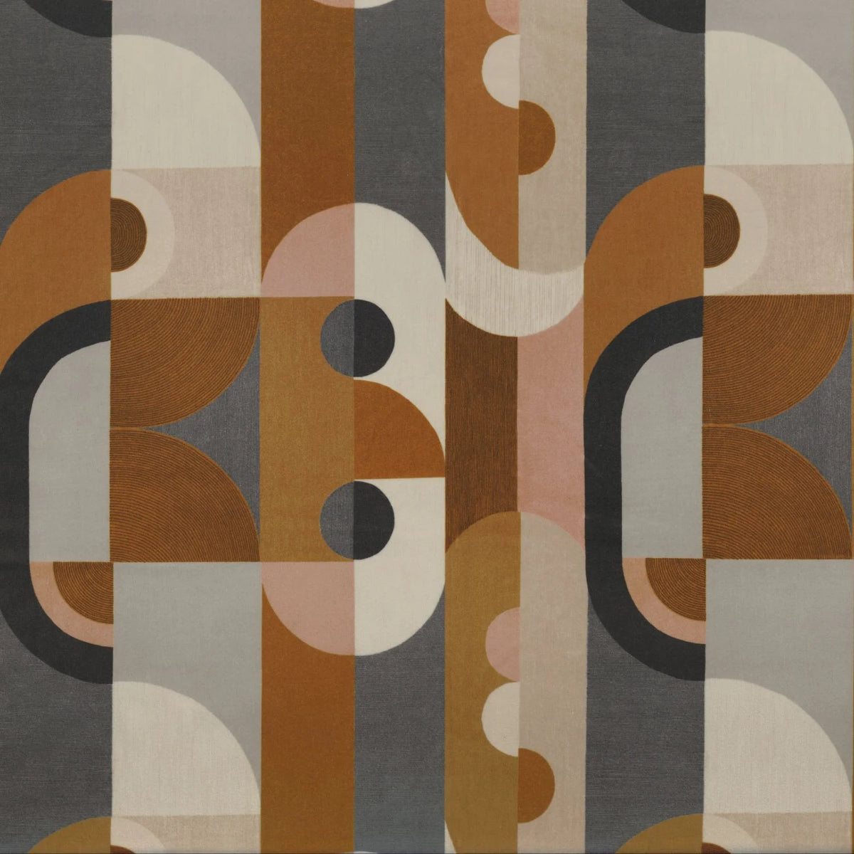 Casamance Reciproque fabric — Multico Mordore