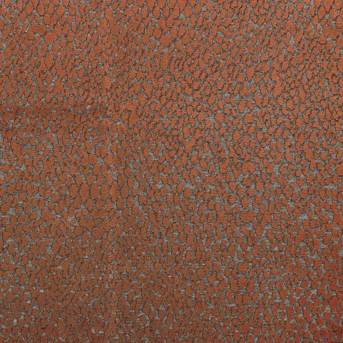 Casamance Okavango fabric — Orange Brulée