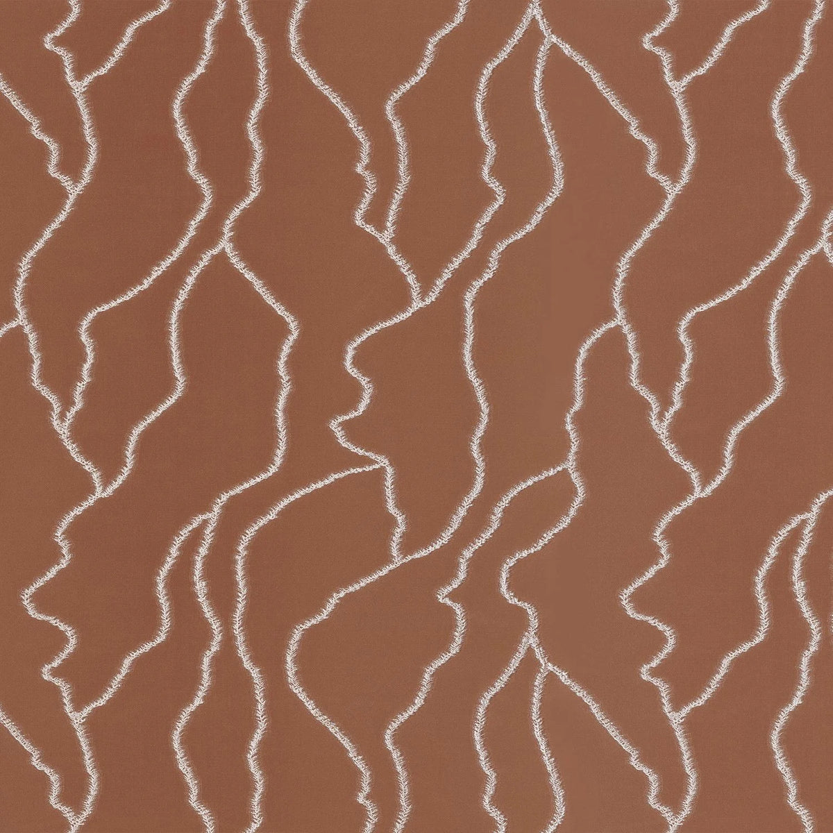 Casamance Delinea fabric — Sepia