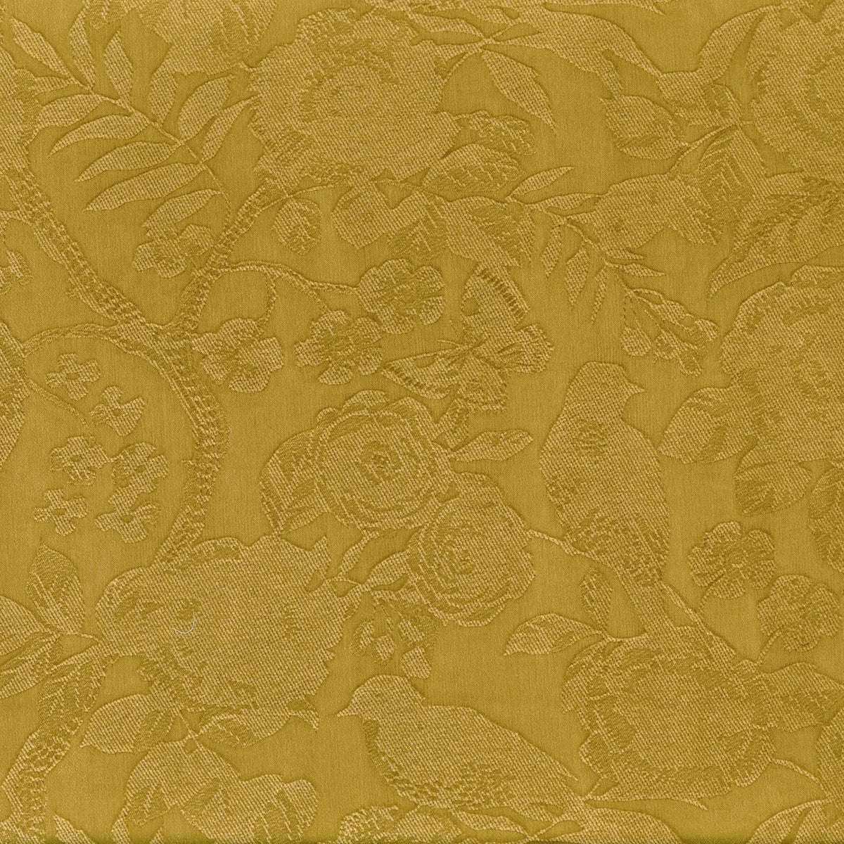 Casamance Songbird fabric — Jaune Or