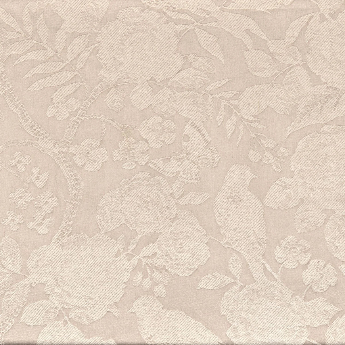 Casamance Songbird fabric — Nacre