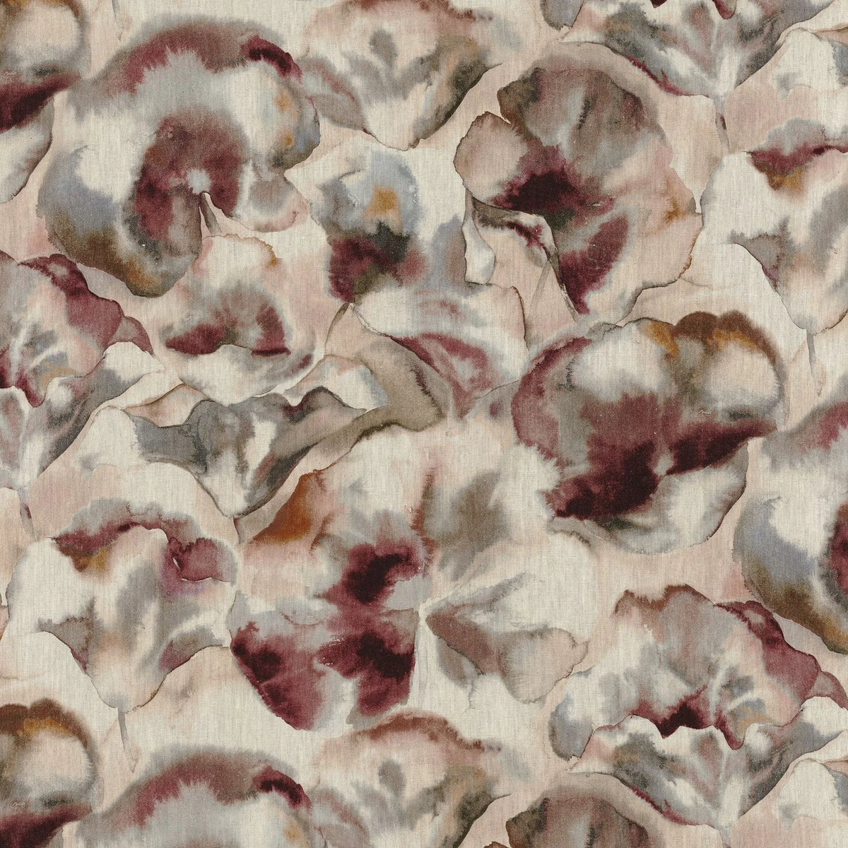 Casamance Melumbo fabric — Rose Cyclamen