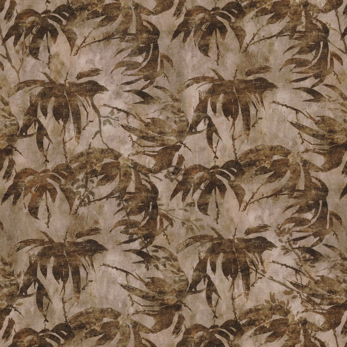 Casamance Papyrus fabric — Vert Olive