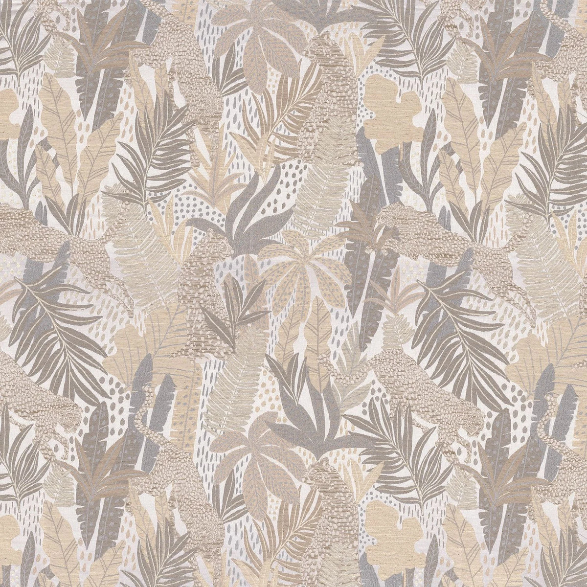 Casamance Panthere fabric — Mastic