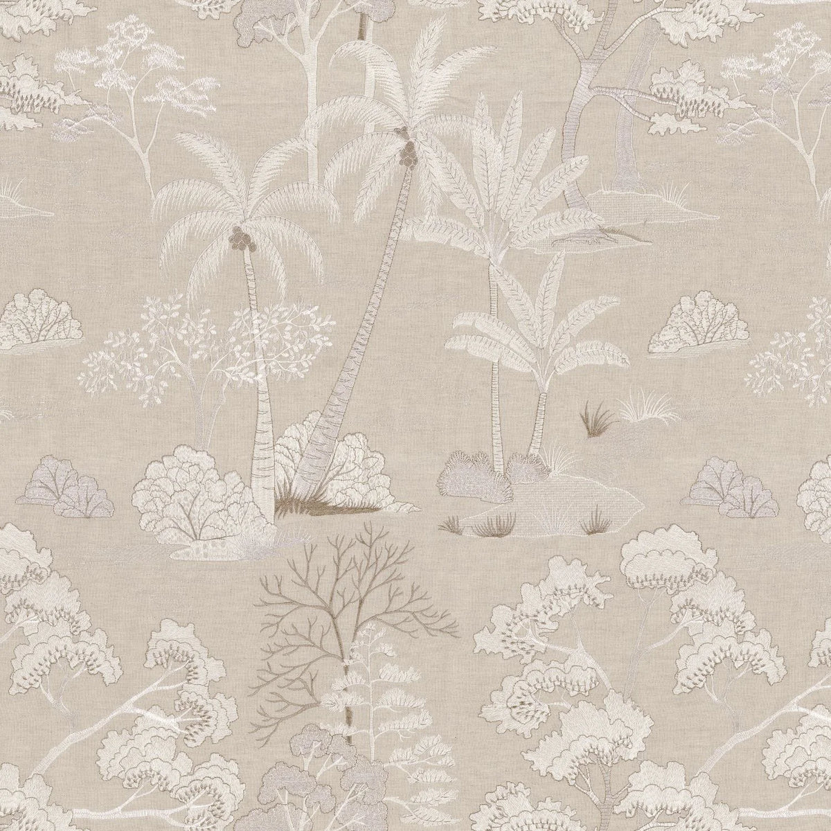 Casamance Larimar fabric — Nacre