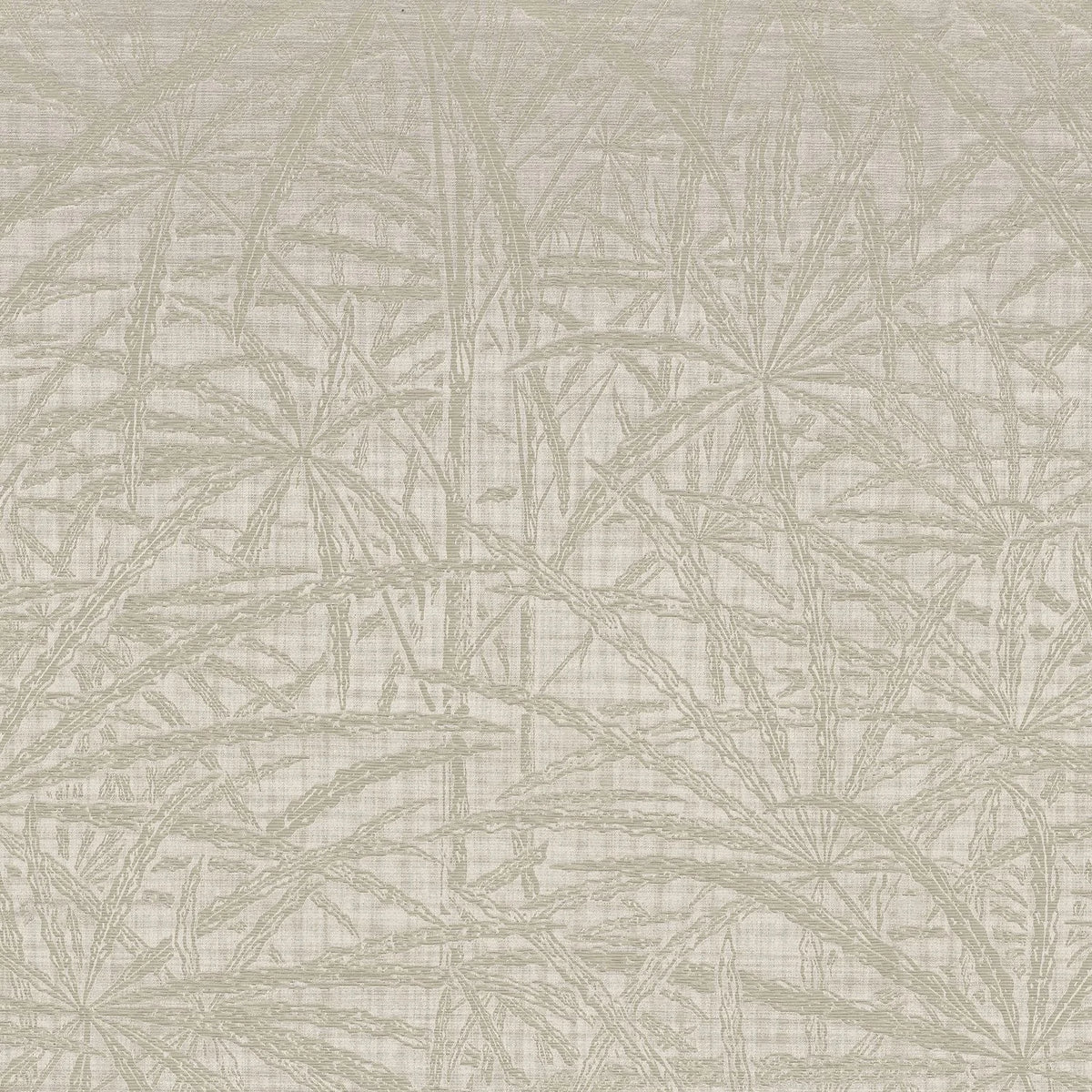 Casamance Palem fabric — Blanc Petale