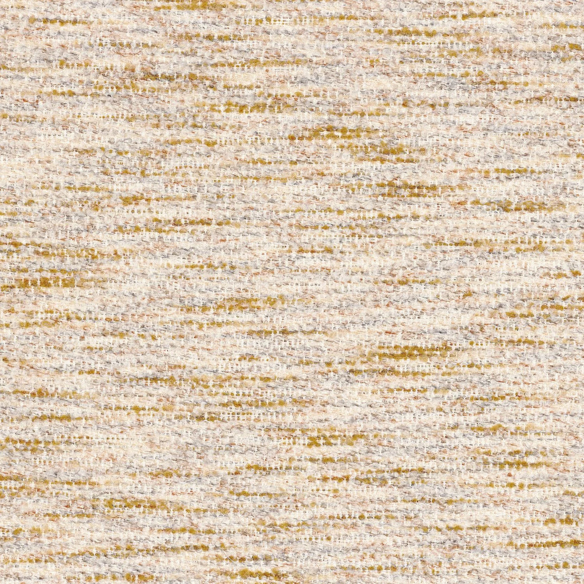 Casamance Calderas fabric — Neige Poudree / Jaune Or