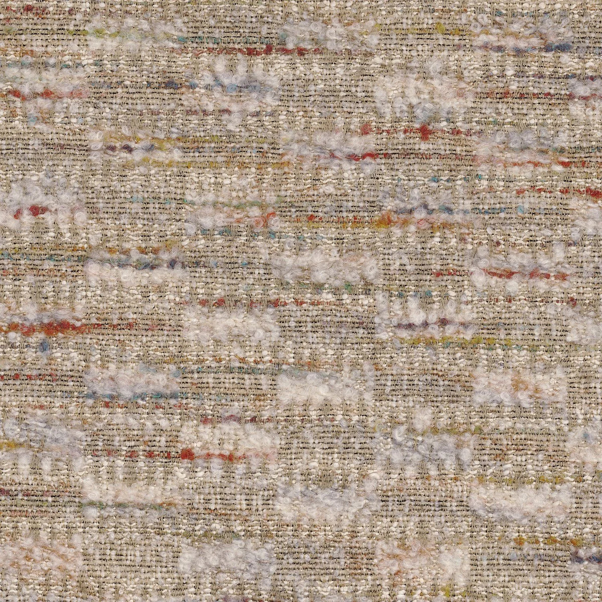 Casamance Chamarel fabric — Praline Multico