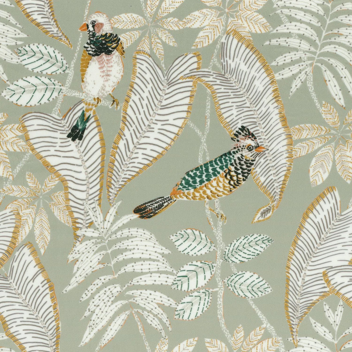 Casamance Grand Duc FR fabric — Vert Pâle