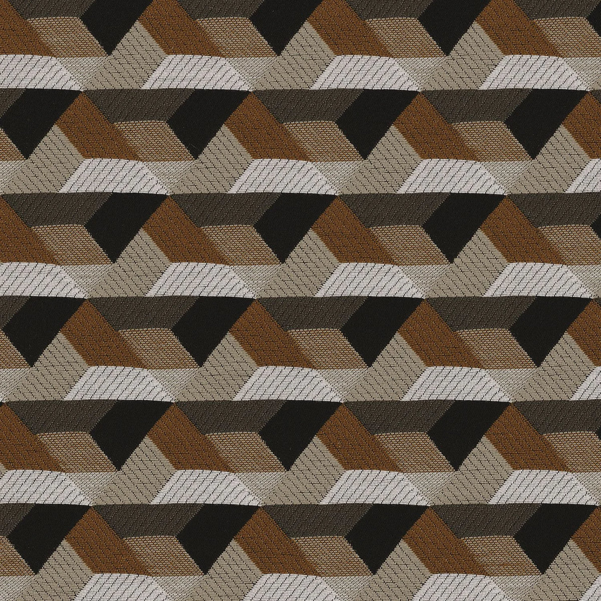 Casamance Ragtime fabric — Elephant / Mordore