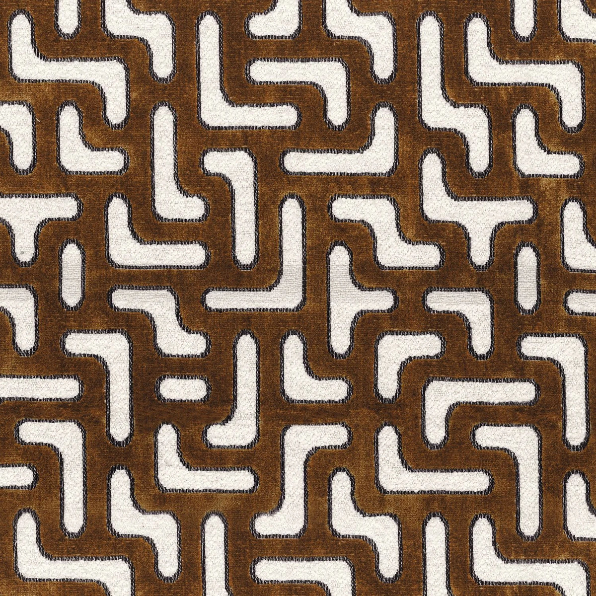 Casamance Bryce fabric — Mordoré