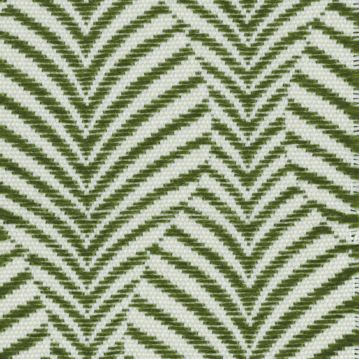 Casamance Caori fabric — Vert Mousse