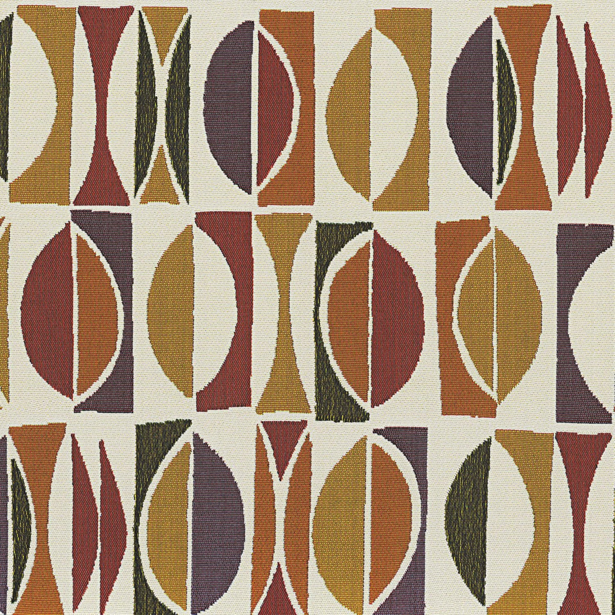 Casamance Amalfi fabric — Ocre Orange
