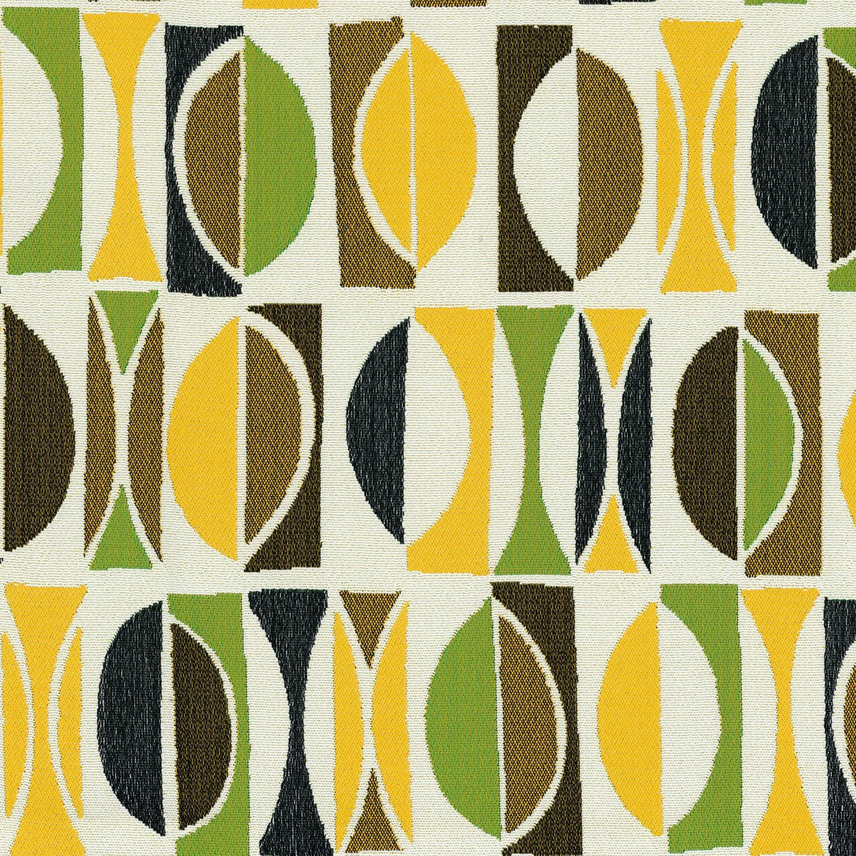 Casamance Amalfi fabric — Vert Jaune
