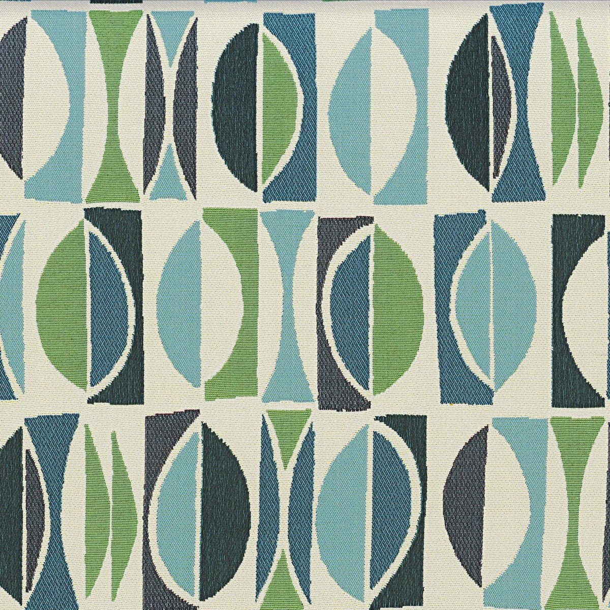 Casamance Amalfi fabric — Vert Turquoise