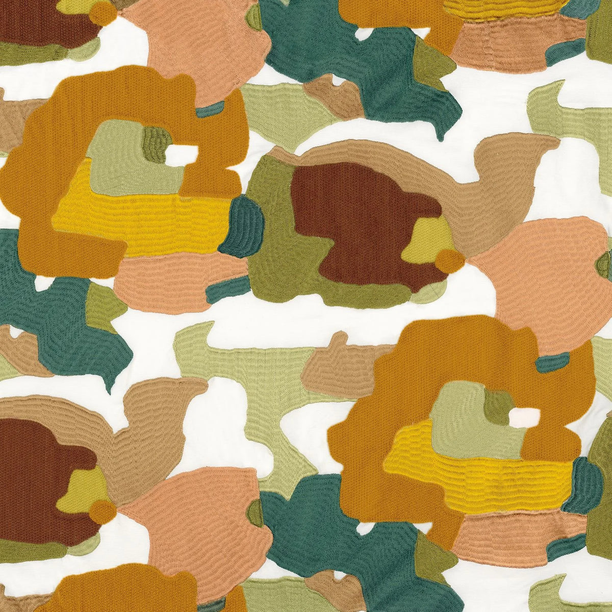 Casamance Parade fabric — Amande Ocre