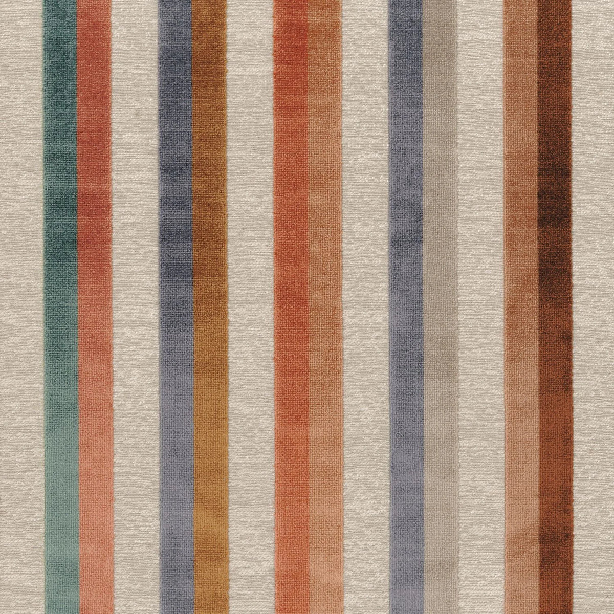 Casamance Pattern fabric — Multico Orange Brulee