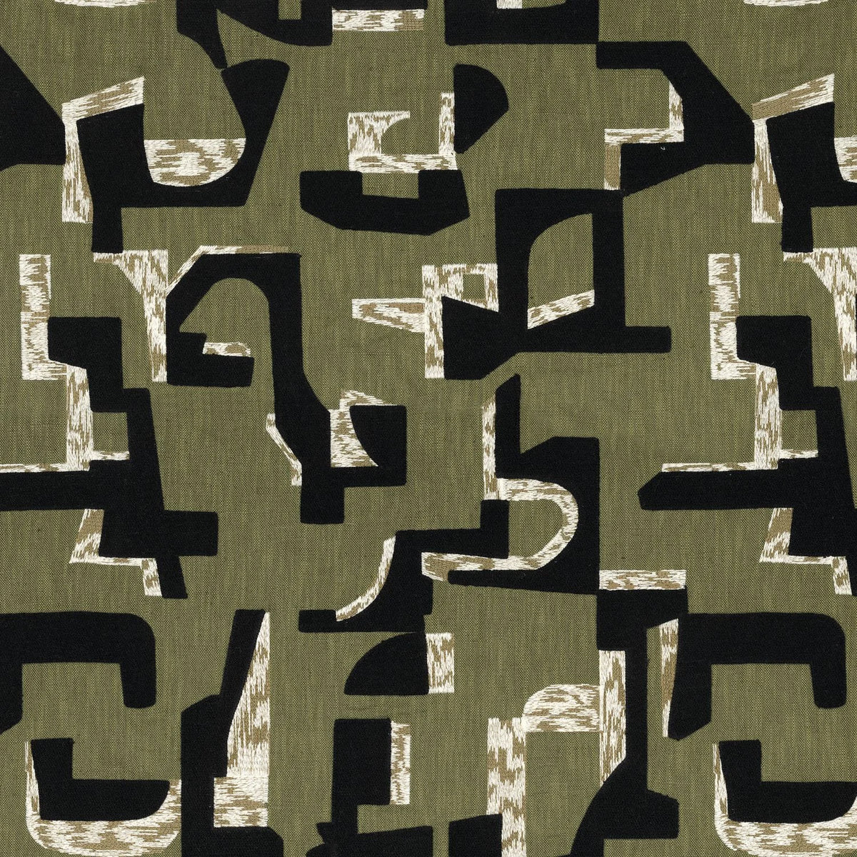 Casamance Colorado fabric — Vert