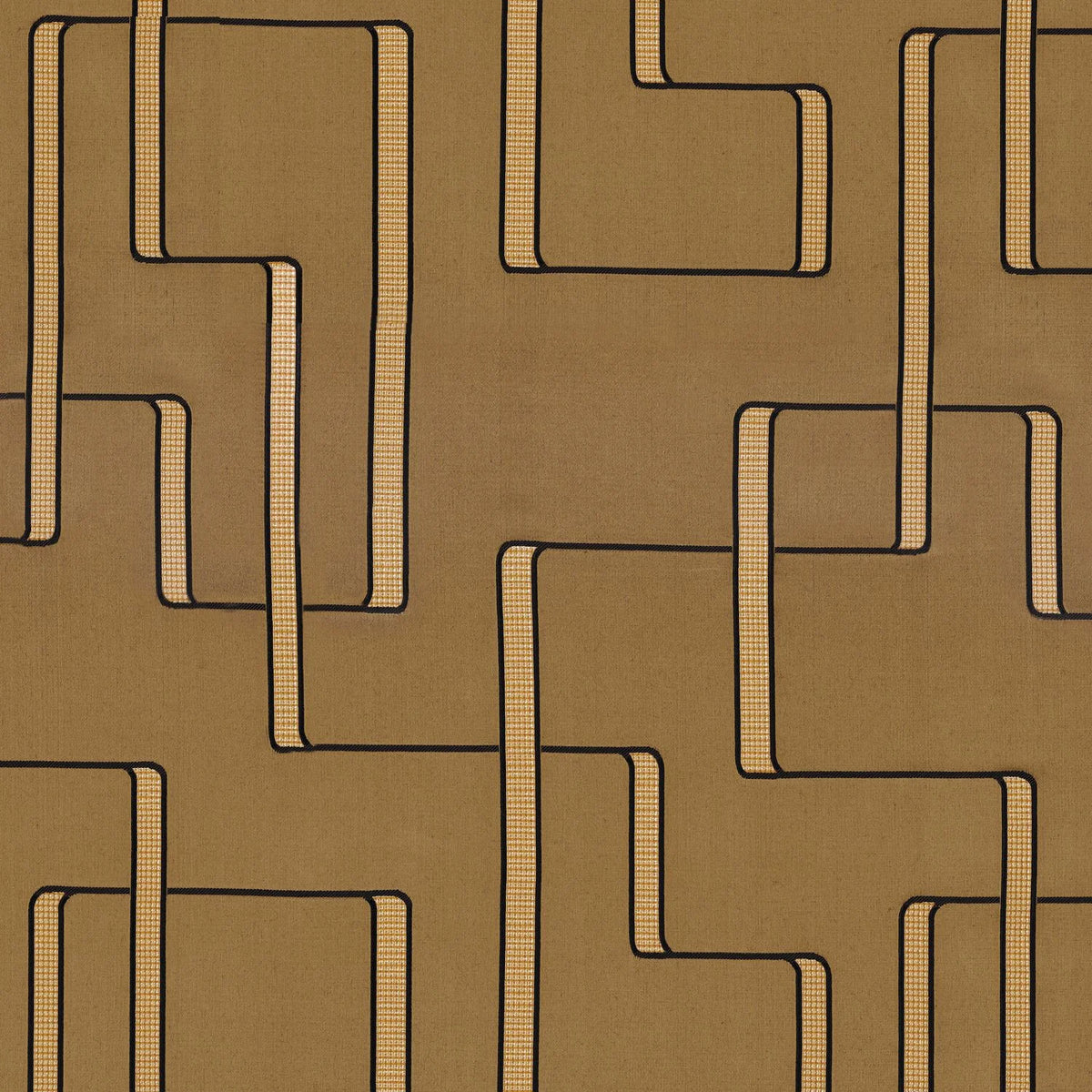 Casamance Lusio fabric — Mordoré